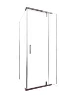 Душевой уголок VIAR, прозр. стекла, квадратный, хром VR-90CS-SW-C