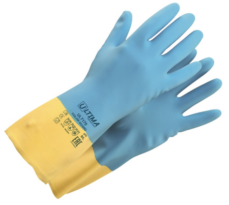 Перчатки ULTIMA латекс/неопрен COLOR GUARD, ULT170