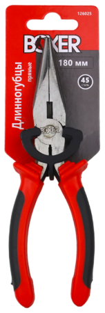  Длинногубцы Boxer, прямые, 180 мм
