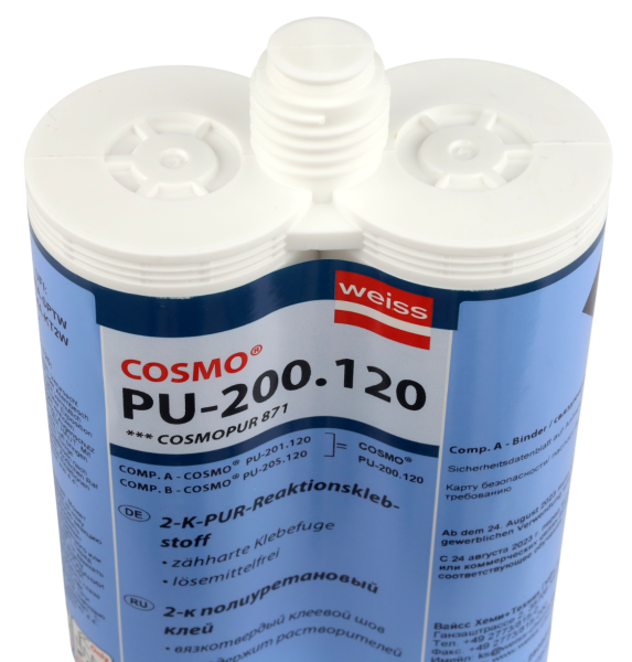 COSMO PU-200.120, 2-к полиуретановый клей (COSMOPUR 871), 2*190 мл