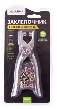 Заклепочник с набором заклепок 190 мм