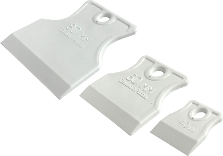 Набор шпателей для затирки швов Ultima, резиновые, 3 шт в комплекте