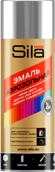 Sila HOME Max Paint, хромированный металлик, краска аэрозольная